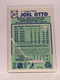 #369 Joel Otto Calgary Flames 90-91 O-Pee-Chee  Hockey Card