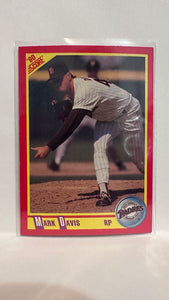 #259 Mark Davis San Diego Padres 1990 Score Baseball Card