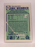 #416 Eric Weinrich New Jersey Devils 90-91 O-Pee-Chee Hockey Card