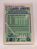 #451 Claude Lemieux Montreal Canadiens 90-91 O-Pee-Chee Hockey Card