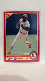 #260 Vince Coleman St Louis Cardinals 1990 Score Baseball Card