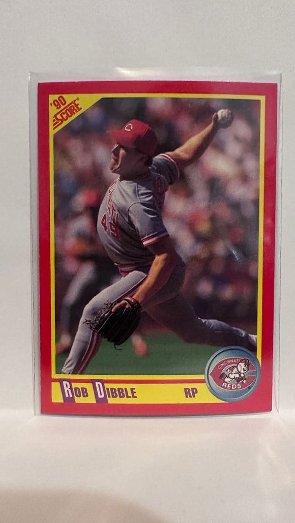 #277 Rob Dibble Cincinnati Reds 1990 Score Baseball Card