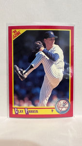 #316 Clay Parker New York Yankees 1990 Score Baseball Card