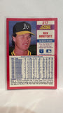 #317 Rick Honeycutt Oakland Athletics 1990 Score Baseball Card