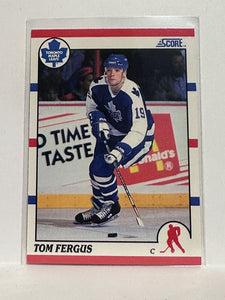 #285 Tom Fergus Toronto Maple Leafs 90-91 Score Hockey Card