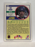 #285 Tom Fergus Toronto Maple Leafs 90-91 Score Hockey Card