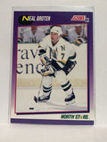 #280 Neal Broten Minnesota North Stars 91-92 Score Hockey Card