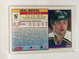 #280 Neal Broten Minnesota North Stars 91-92 Score Hockey Card