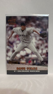 #153 Dave Veres Colorado Rockies 2000 Pacific Baseball Card