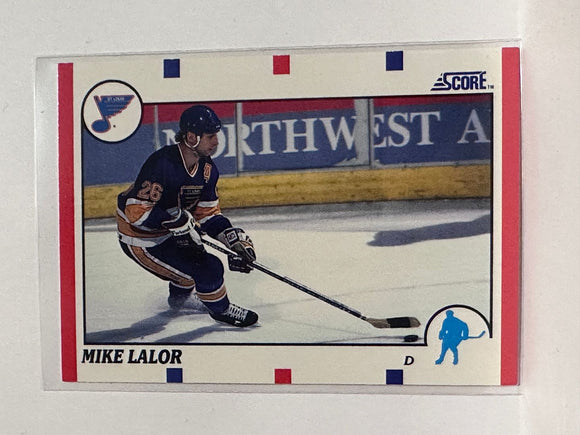 #67 Mike Lalor St Louis Blues 90-91 Score Hockey Card