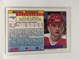 #37 Mikhail Tatarinov Washington Capitals 91-92 Score Hockey Card