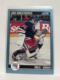 #160 John Vanbiesbrouck New York Rangers 92-93 Score Hockey Card