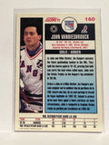 #160 John Vanbiesbrouck New York Rangers 92-93 Score Hockey Card