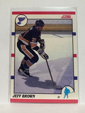 #41 Jeff Brown Quebec Nordiques 90-91 Score Hockey Card