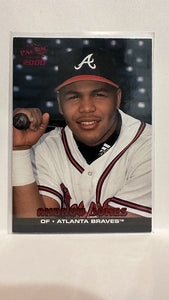 #37 Andrew Jones Atlanta Braves 2000 Pacific Baseball Card