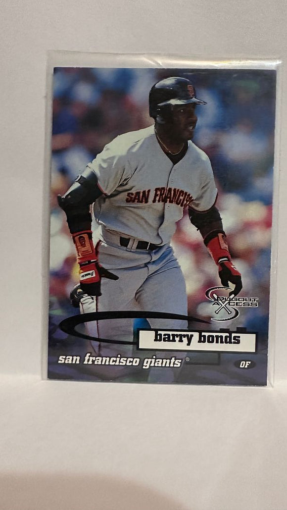 #46 Barry Bonds   San Francisco Giants 1998 Skybox Dugout Access Baseball Card