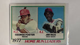 #202 George Foster Jim Rice Home Run Leaders 1978 Topps Baseball Card