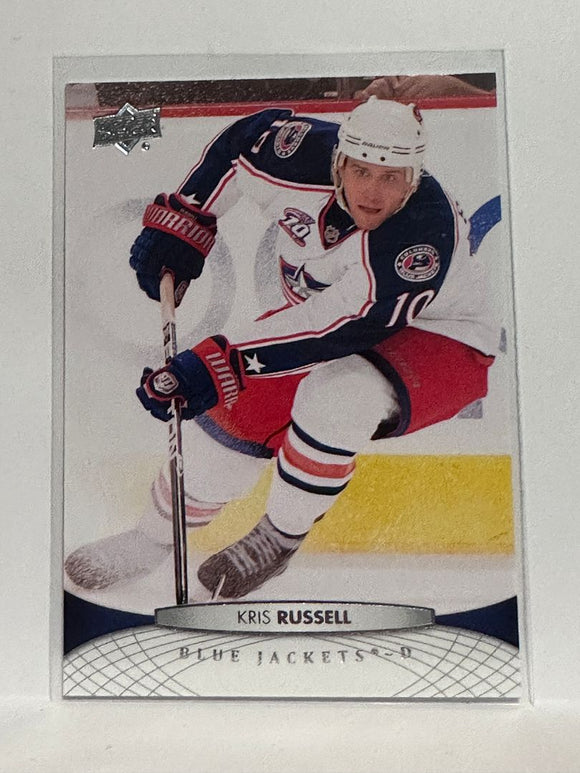 #149 Kris Russell Columbus Blue Jackets 11-12 Upper Deck Series 1 Hockey Card