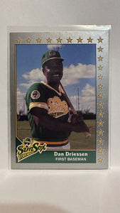 #102 Dan Driessen Sun Sox Fort Myers 1990 Pacific Baseball Card