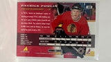 #135 Patrick Poulin Chicago Blackhawks 95-96 Pinnacle Hockey Card