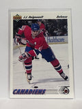 #170 J.J. Daigneault Montreal Canadiens 91-92 Upper Deck Hockey Card