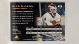 #132 Kirk McLean Vancouver Canucks 95-96 Pinnacle Hockey Card