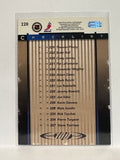 #220 Checklist Point 100 Club  93-94 Upper Deck Hockey Card