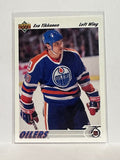 #182 Esa Tikkanen Edmonton Oilers 91-92 Upper Deck Hockey Card