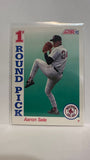 #809 Aaron Sele 1st Round Pick Boston Red Sox 1992 Score Baseball Card