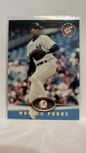 #303 Melido Perez New York Yankees 1995 Topps Stadium Club Baseball Card