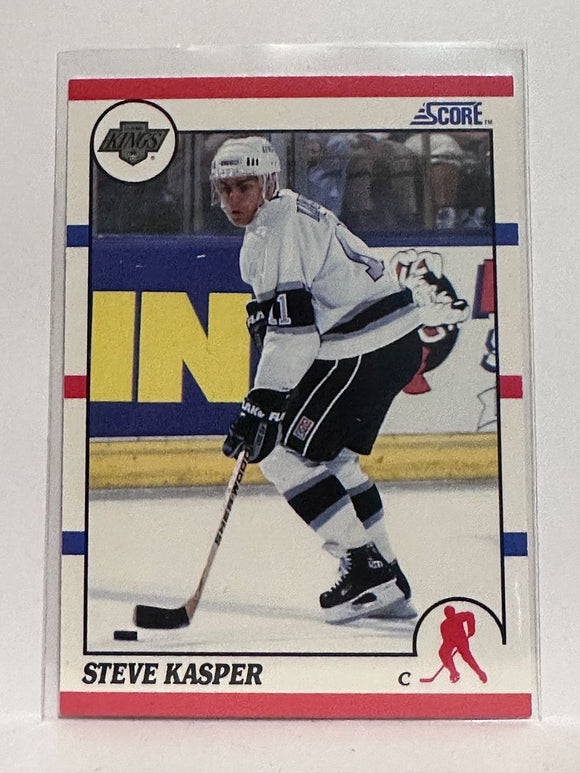 #247 Steve Kasper Los Angeles Kings 90-91 Score Hockey Card