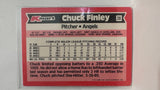 #28 Chuck Finley Kmart Los Angeles Angels 1990 Topps Baseball Card