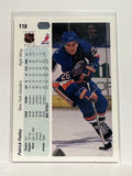 #118 Patrick Flatley New York Islanders 90-91 Upper Deck Hockey Card