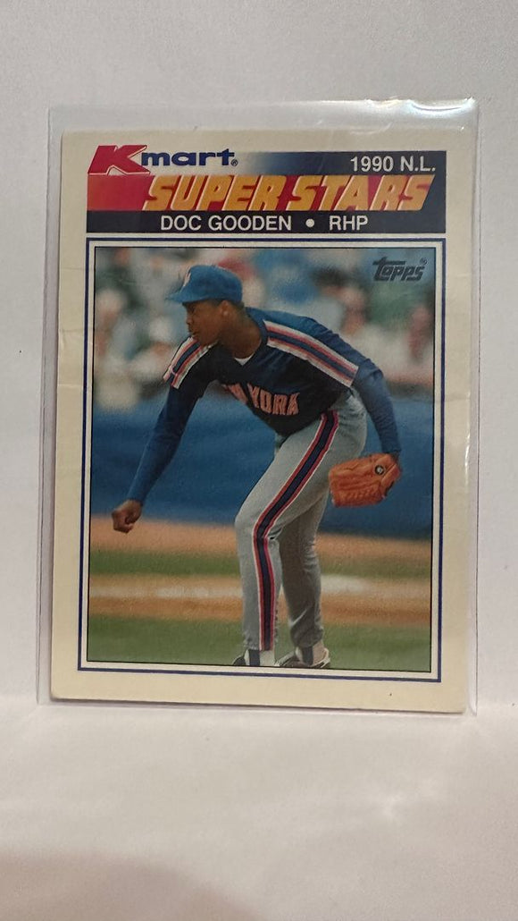 #10 Doc Gooden Kmart New York Mets 1990 Topps Baseball Card