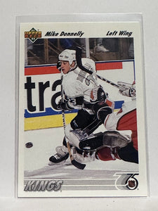 #420 Mike Donnelly Los Angeles Kings 91-92 Upper Deck Hockey Card