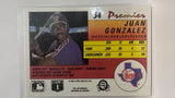 #54 Juan Gonzalez Texas Rangers 1991 O-Pee-Chee Premier Baseball Card