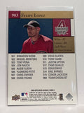 #983 Felipe Lopez Checklist Arizona Diamondbacks 2009 Upper Deck Series 2 Baseball