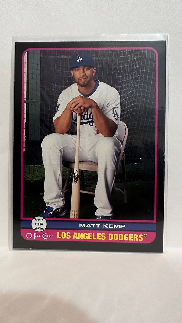 #268 Matt Kemp Los Angeles Dodgers 2009 O-Pee-Chee Baseball Card