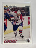 #209 Dale Hunter Washington Capitals 91-92 Upper Deck Hockey Card