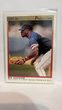 #124 Mo Vaughn Boston Red Sox 1991 O-Pee-Chee Premier Baseball Card