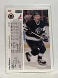 #218 John McIntyre Los Angeles Kings 91-92 Upper Deck Hockey Card