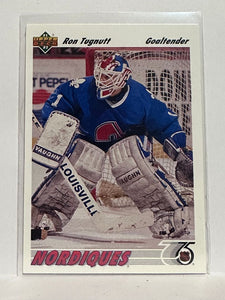 #277 Ron Tugnutt Quebec Nordiques 91-92 Upper Deck Hockey Card