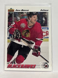 #280 Dave Manson Chicago Blackhawks 91-92 Upper Deck Hockey Card