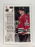 #280 Dave Manson Chicago Blackhawks 91-92 Upper Deck Hockey Card