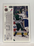 #310 Mike Temlak Hartford Whalers 91-92 Upper Deck Hockey Card