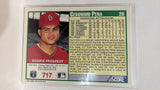 #717 Geronimo Pena Rookie Prospect St Louis Cardinals 1991 Score Baseball Card