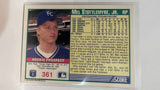 #361 Mel Stottlemyre Jr Rookie Prospect Kansas City Royals 1991 Score Baseball Card