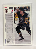 #489 Troy Loney Pittsburgh Penguins 91-92 Upper Deck Hockey Card