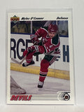 #485 Myles O'Connor New Jersey Devils 91-92 Upper Deck Hockey Card