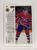 #469 Benoit Brunet Montreal Canadiens 91-92 Upper Deck Hockey Card